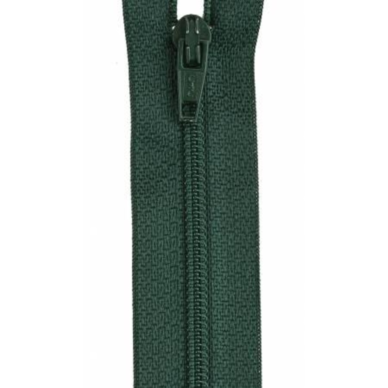 All-Purpose Polyester Coil Zipper 12in Forest Green – F7212-061A