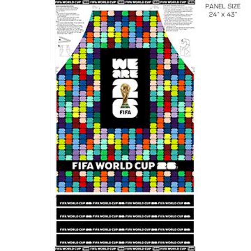 FIFA-25″ Apron Panel Black/Multi FIFAC112-99
