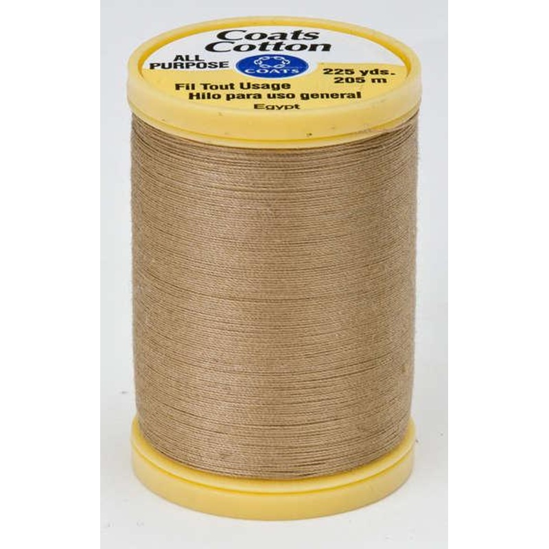 Coats Cotton Sewing Thread 225yds Camel – S9708230