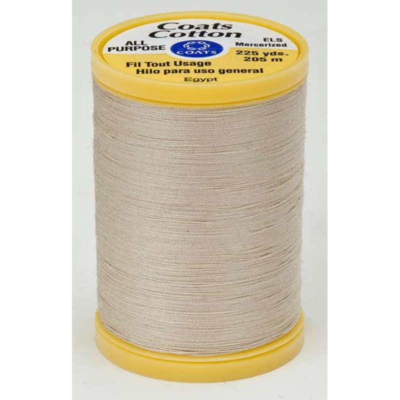 Coats Cotton Sewing Thread 225yds Ecru – S9708030