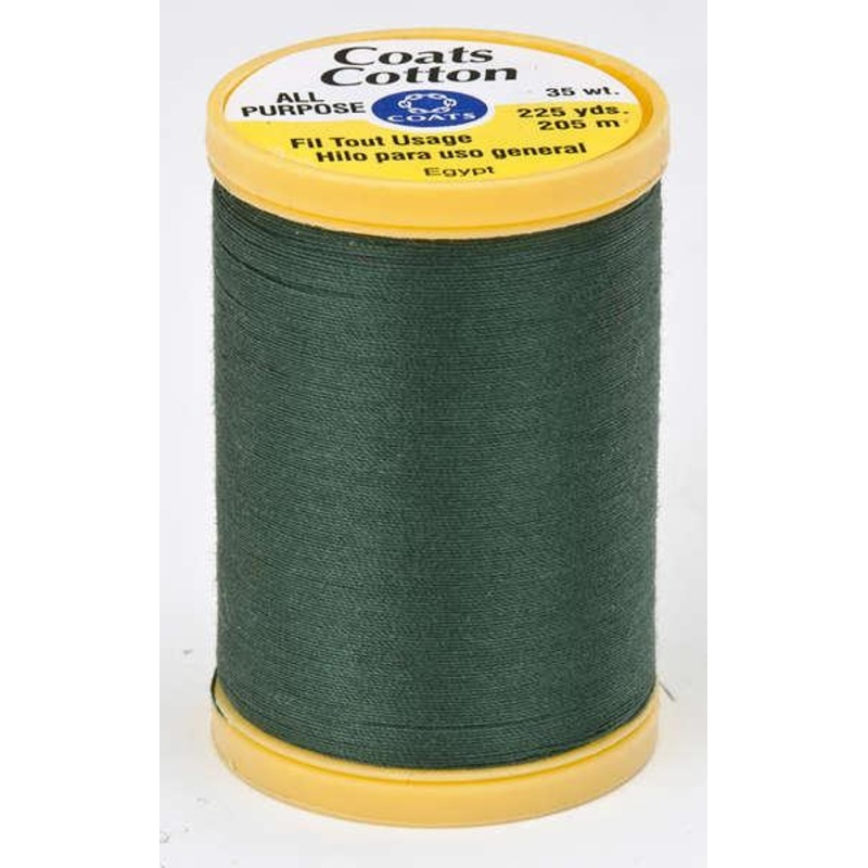Coats Cotton Sewing Thread 225yds Forest Green – S9706770