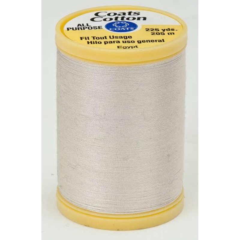 Coats Cotton Sewing Thread 225yds Natural – S9708010