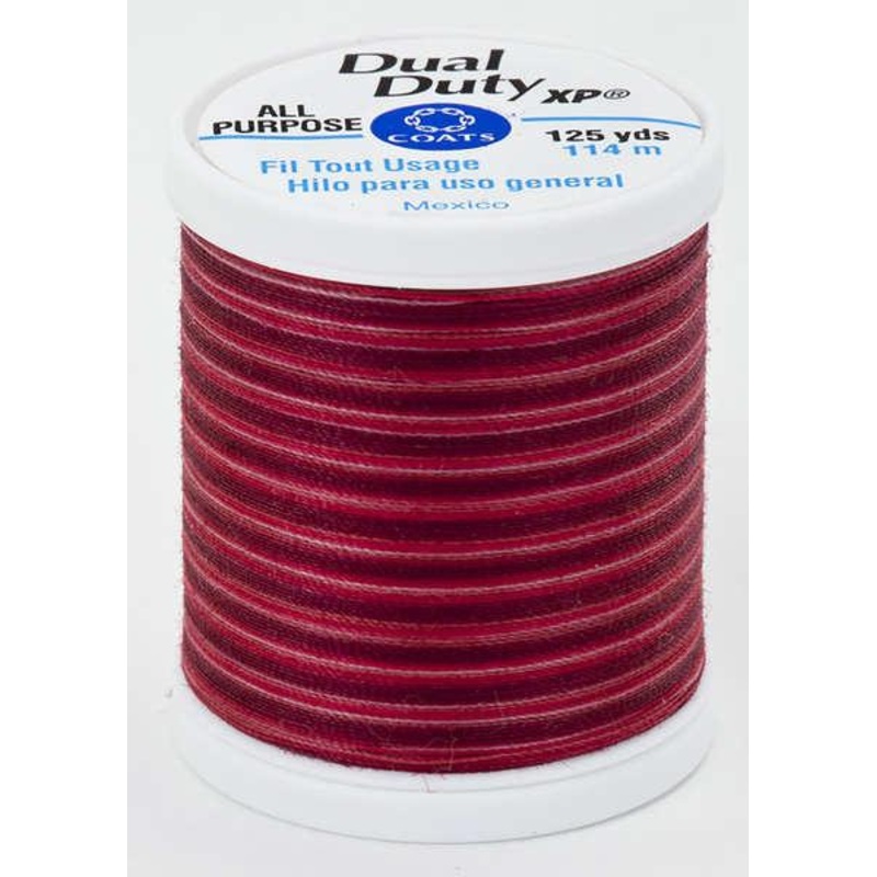 Coats Dual Duty XP Polyester Thread 125yds Bowl of Cherries – S9009325