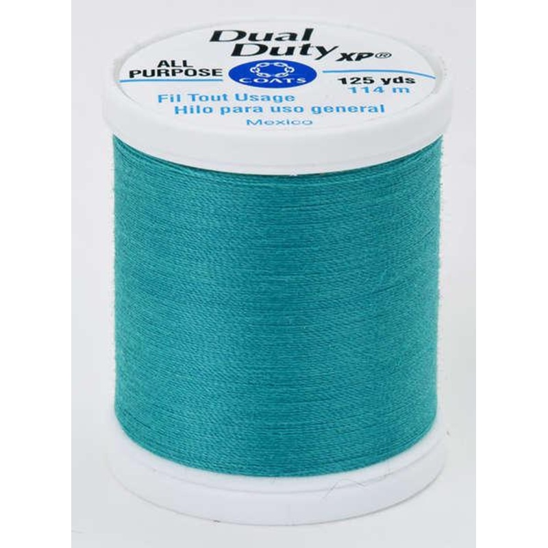 Coats Dual Duty XP Polyester Thread 125yds Bright Aqua Green – S9009257
