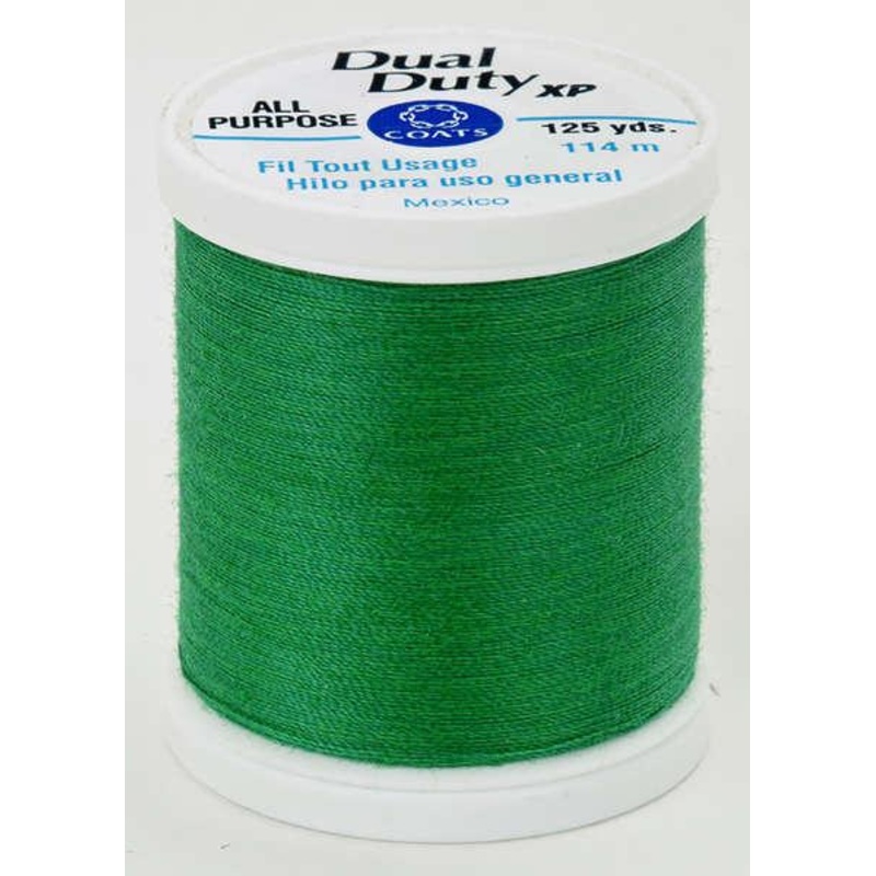 Coats Dual Duty XP Polyester Thread 125yds Bright Kelly – S9009267