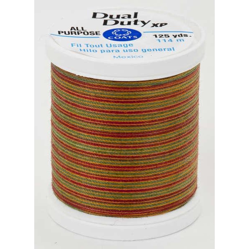 Coats Dual Duty XP Polyester Thread 125yds Fall Leaves – S9009377