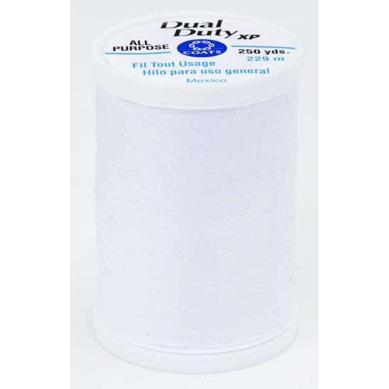 Coats Dual Duty XP Polyester Thread 250yds Artic White – S9100075