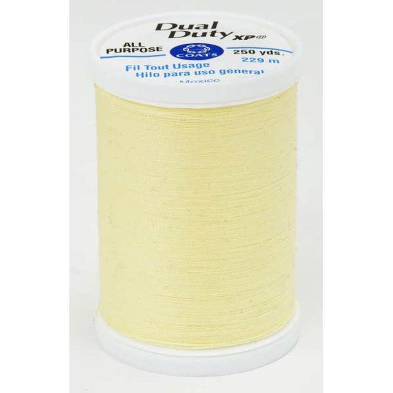 Coats Dual Duty XP Polyester Thread 250yds Baby Yellow – S9107120