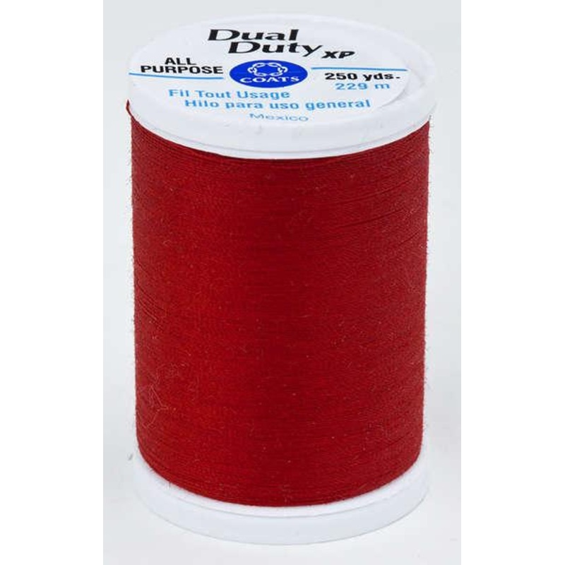 Coats Dual Duty XP Polyester Thread 250yds Brick Rust – S9102560