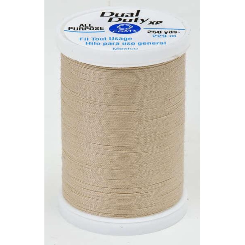 Coats Dual Duty XP Polyester Thread 250yds Buff – S9108050