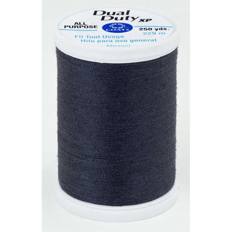 Coats Dual Duty XP Polyester Thread 250yds Charcoal – S9100850
