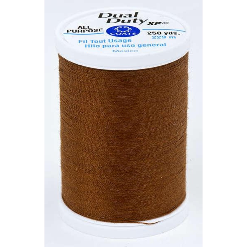 Coats Dual Duty XP Polyester Thread 250yds Coffee – S9108170