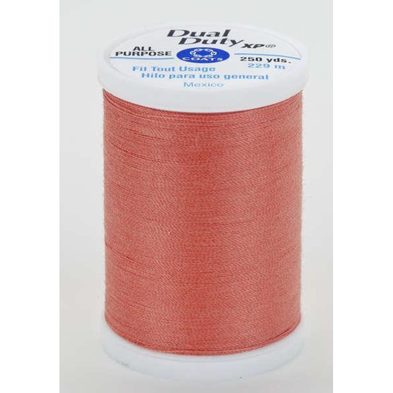 Coats Dual Duty XP Polyester Thread 250yds Coral Rust – S9107940