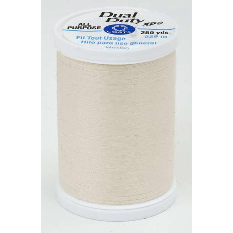 Coats Dual Duty XP Polyester Thread 250yds Cream – S9108020