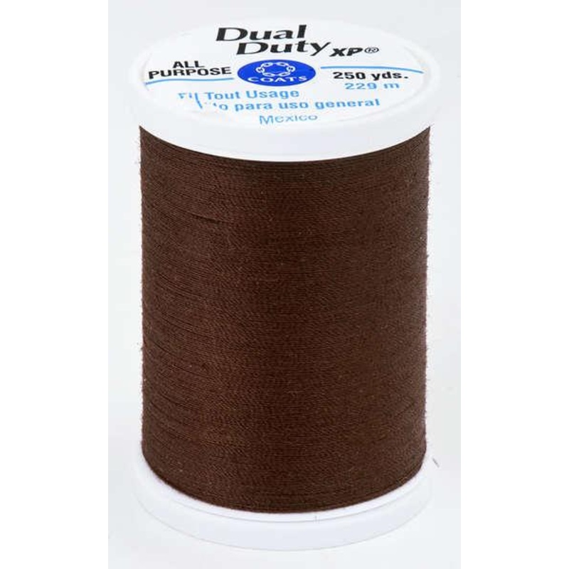 Coats Dual Duty XP Polyester Thread 250yds Dark Brown – S9108890