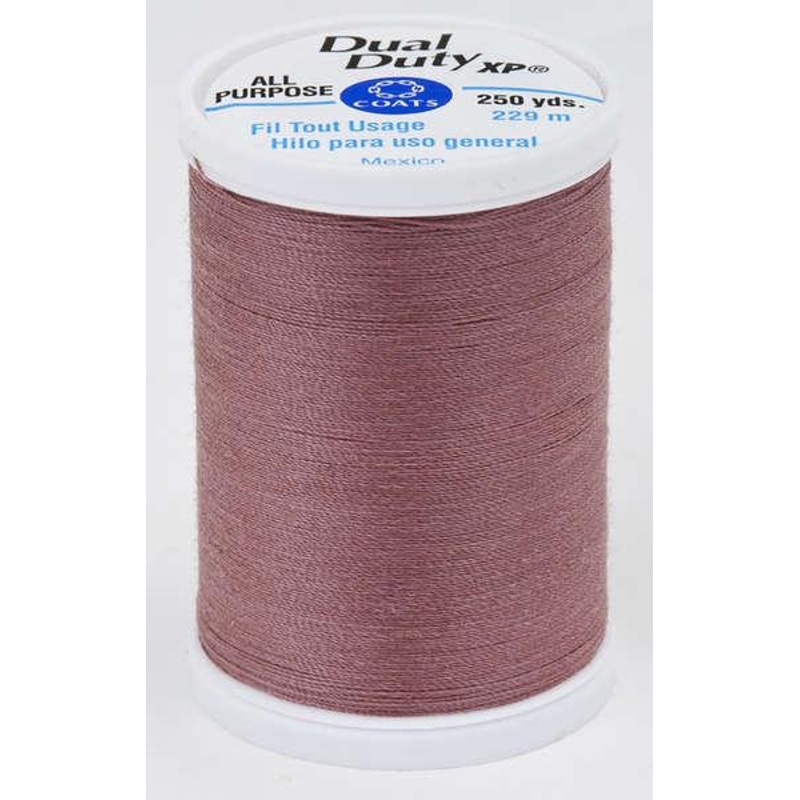Coats Dual Duty XP Polyester Thread 250yds Dark Mauve – S9101080