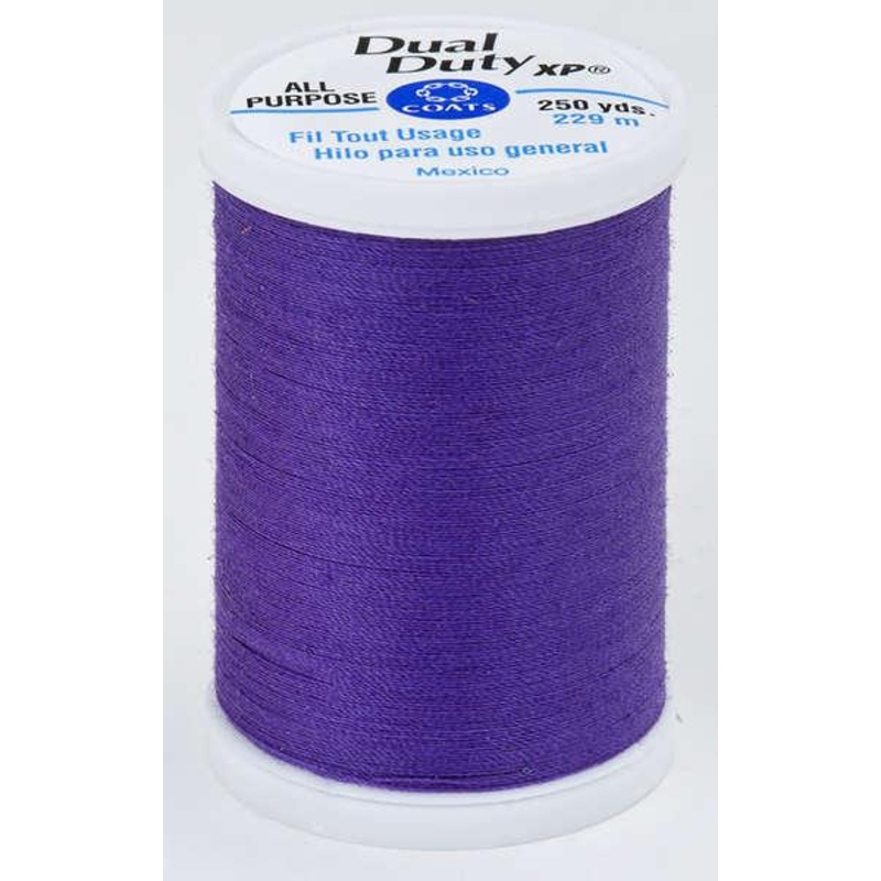 Coats Dual Duty XP Polyester Thread 250yds Deep Violet – S9103660