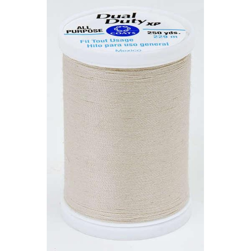 Coats Dual Duty XP Polyester Thread 250yds Ecru – S9108030