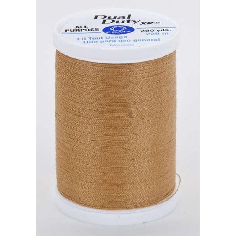 Coats Dual Duty XP Polyester Thread 250yds Golden Tan – S9108140