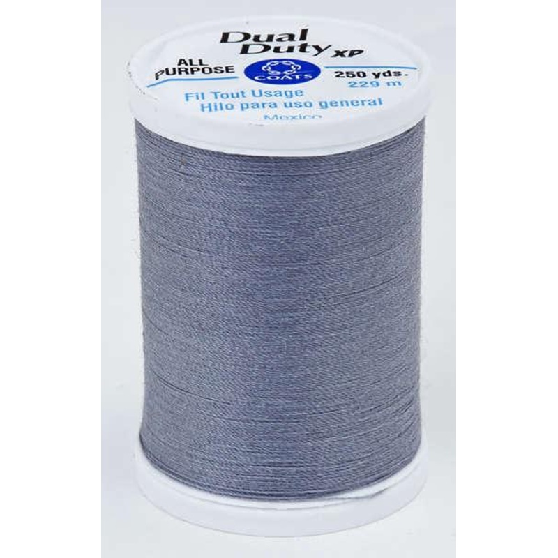 Coats Dual Duty XP Polyester Thread 250yds Light Slate – S9100600