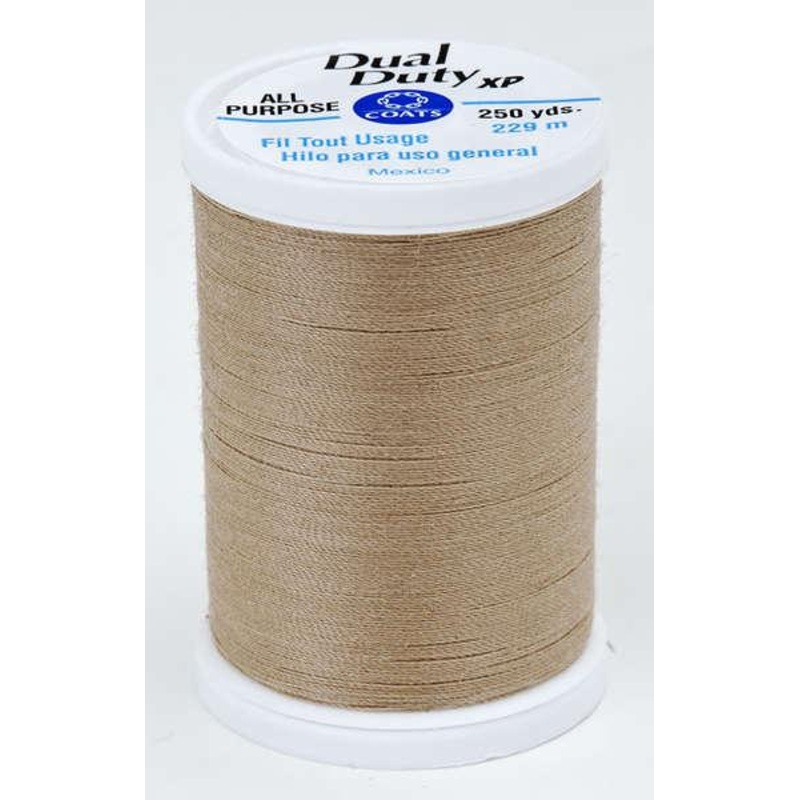 Coats Dual Duty XP Polyester Thread 250yds Mushroom – S9108540
