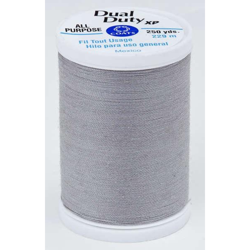 Coats Dual Duty XP Polyester Thread 250yds Nugrey – S9100450