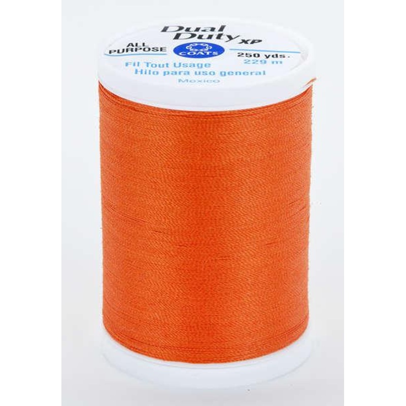 Coats Dual Duty XP Polyester Thread 250yds Orange – S9107640