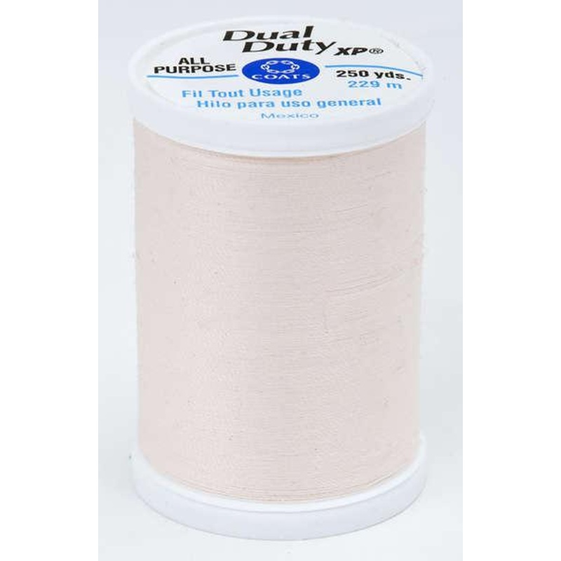 Coats Dual Duty XP Polyester Thread 250yds Pale Peach – S9107910