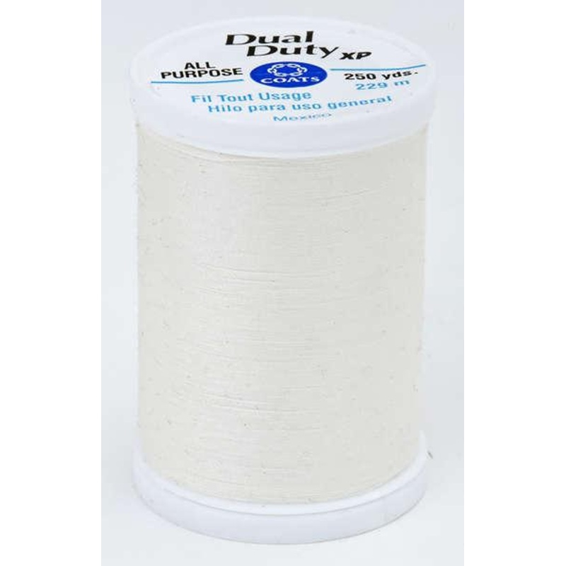 Coats Dual Duty XP Polyester Thread 250yds Pearl – S9108000