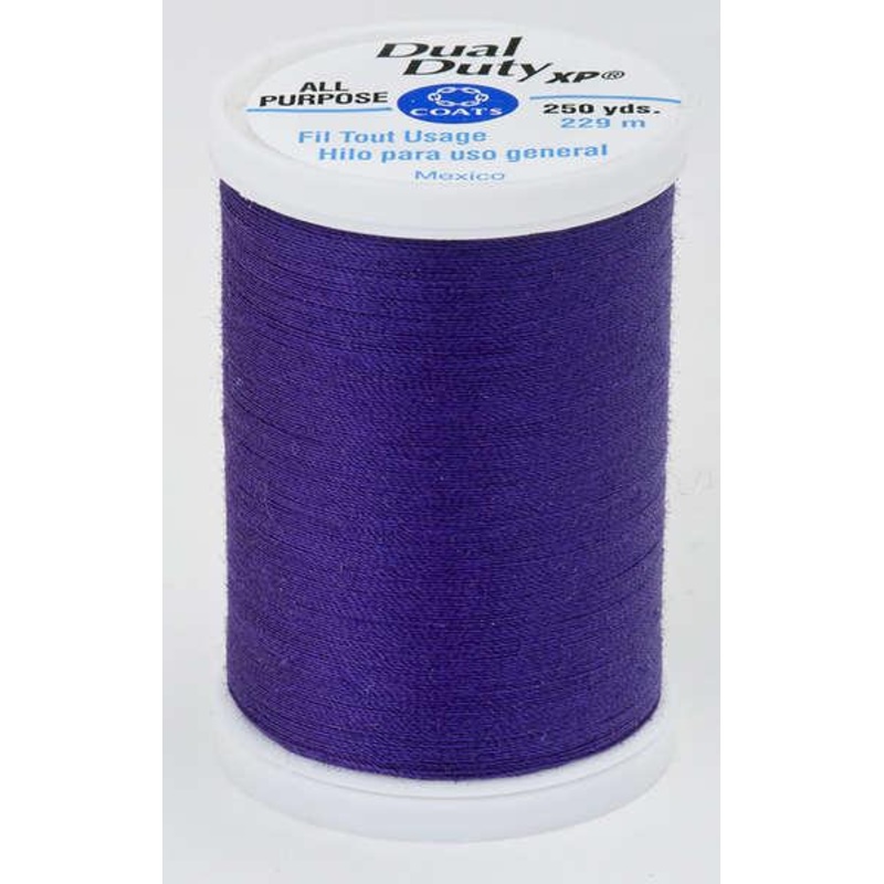 Coats Dual Duty XP Polyester Thread 250yds Purple – S9103690