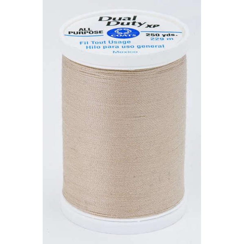 Coats Dual Duty XP Polyester Thread 250yds Raw Sugar – S9108720