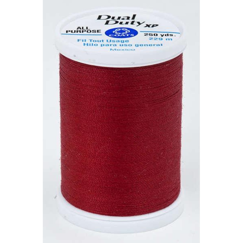 Coats Dual Duty XP Polyester Thread 250yds Red Cherry – S9102680