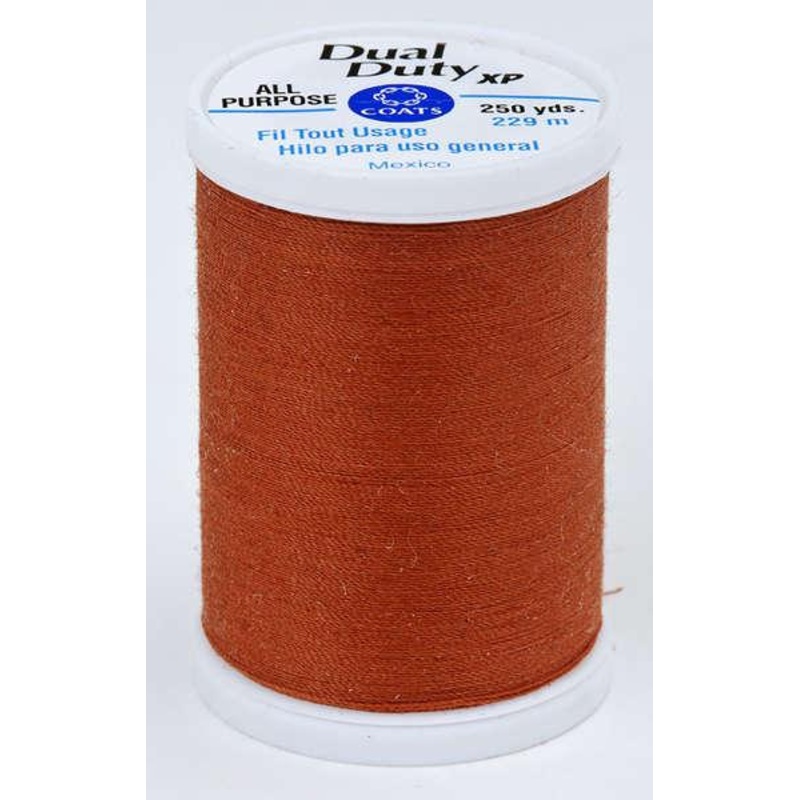 Coats Dual Duty XP Polyester Thread 250yds Rust – S9107820