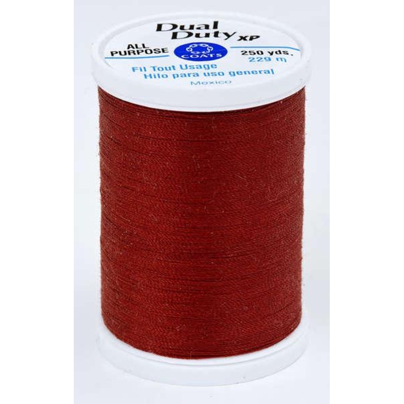 Coats Dual Duty XP Polyester Thread 250yds Rustana Red – S9107870