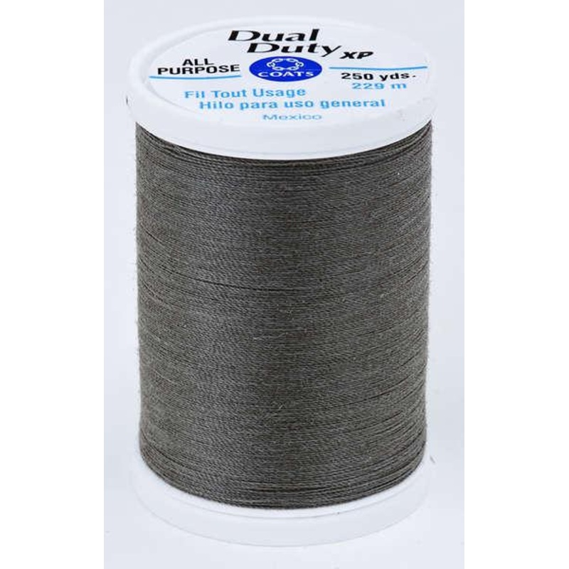 Coats Dual Duty XP Polyester Thread 250yds Smoke – S9100750