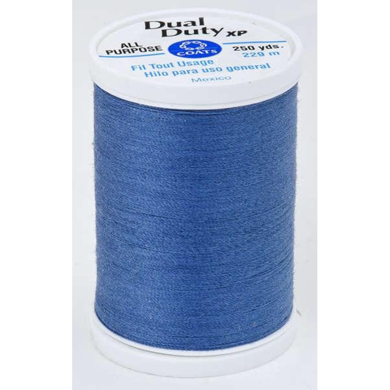 Coats Dual Duty XP Polyester Thread 250yds Soldier Blue – S9104550