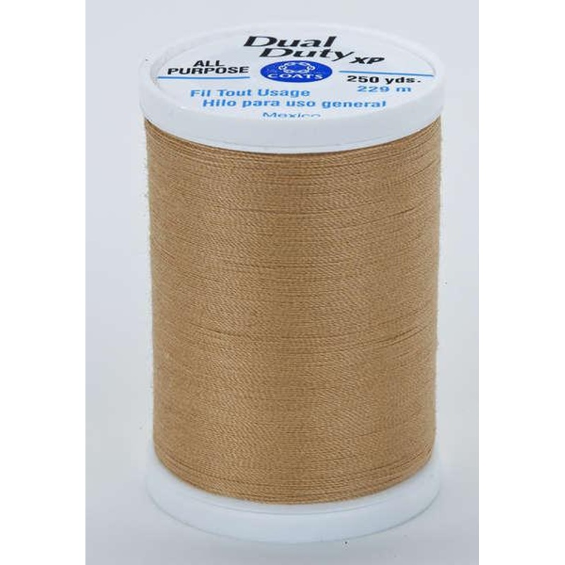 Coats Dual Duty XP Polyester Thread 250yds Tan – S9108120