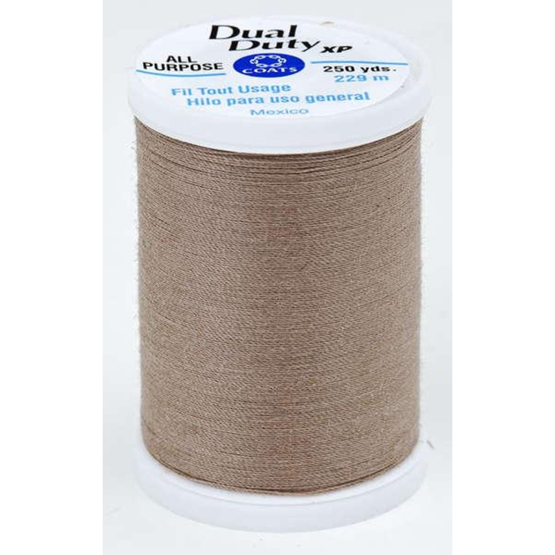 Coats Dual Duty XP Polyester Thread 250yds Taupe Clair – S9108550