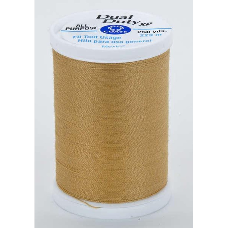 Coats Dual Duty XP Polyester Thread 250yds Temple Gold – S9107450