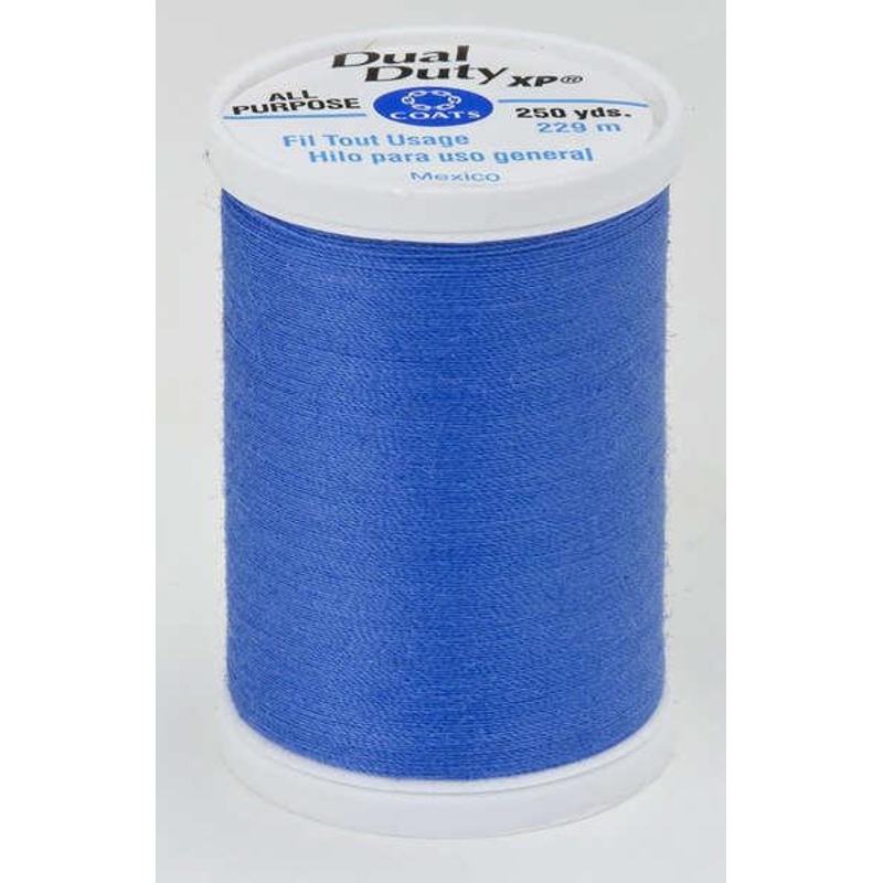 Coats Dual Duty XP Polyester Thread 250yds True Blue – S9104150