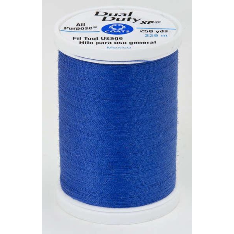 Coats Dual Duty XP Polyester Thread 250yds Yale Blue – S9104470