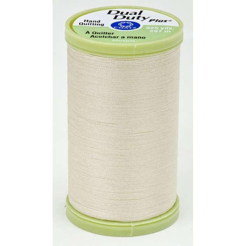 Dual Duty Plus Hand Quilting Thread 325 yds Cream – S960-8020
