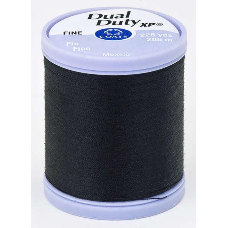Dual Duty XP Fine Thread size 60 225 yds Black – S9400900