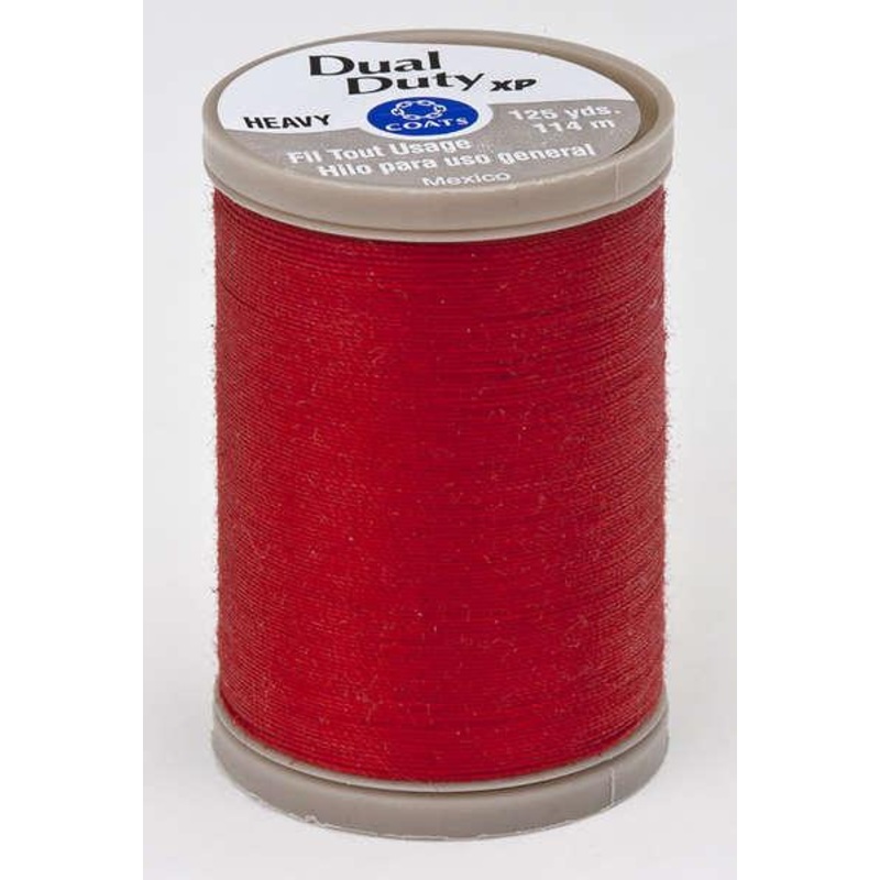 Dual Duty XP Heavy Thread size 40 125 yds  Red – S9502250
