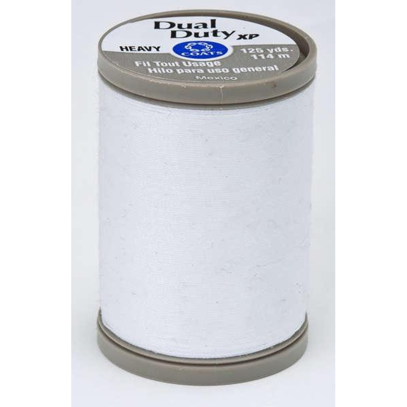 Dual Duty XP Heavy Thread size 40 125 yds White – S9500100