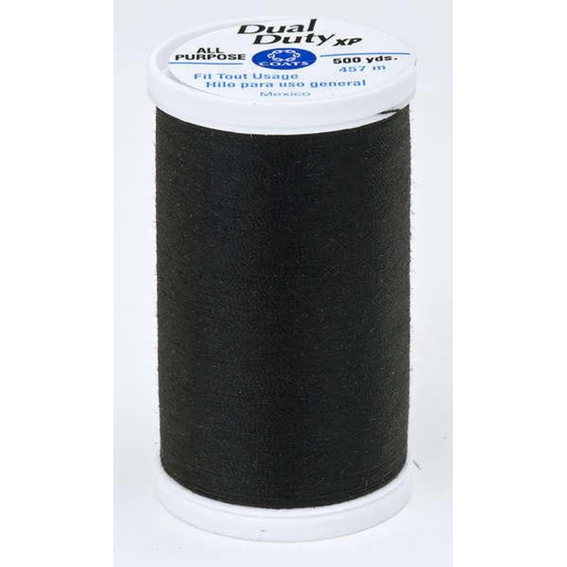 Dual Duty XP Polyester Thread 500yds  Black – S9300900