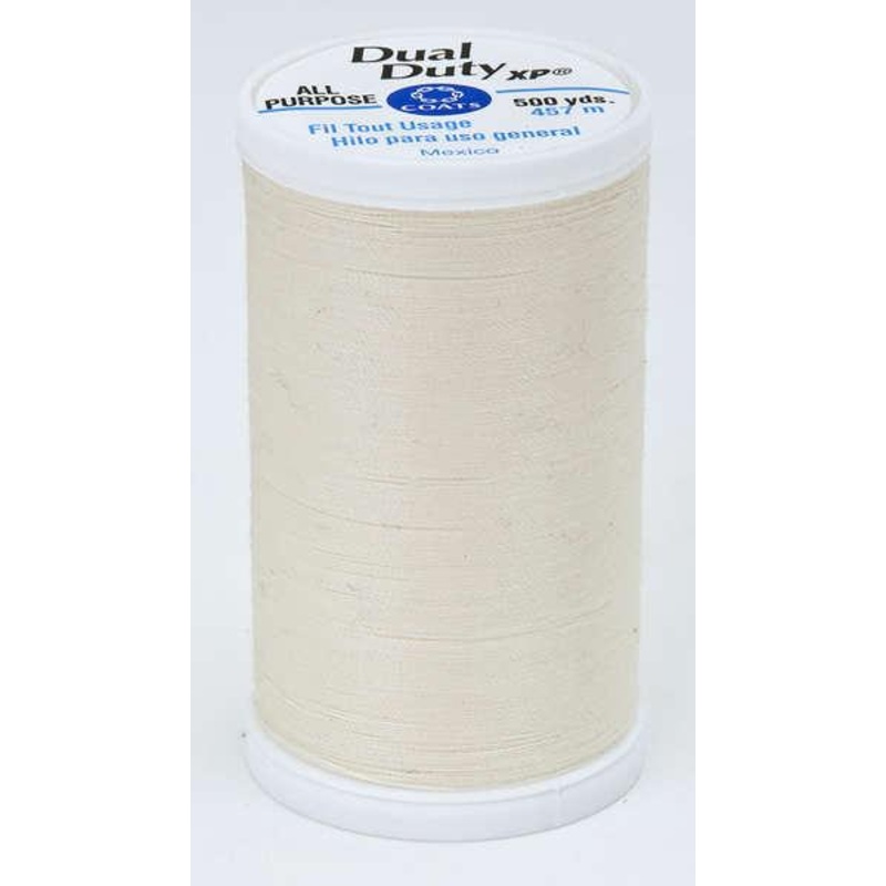 Dual Duty XP Polyester Thread 500yds  Cream – S9308020