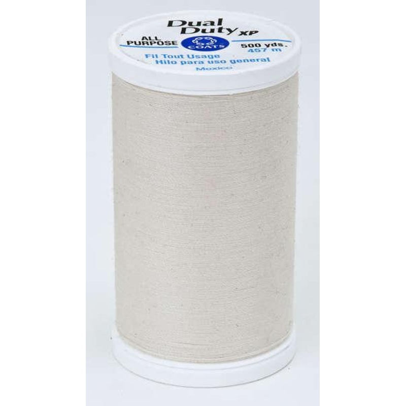 Dual Duty XP Polyester Thread 500yds  Natural – S9308010