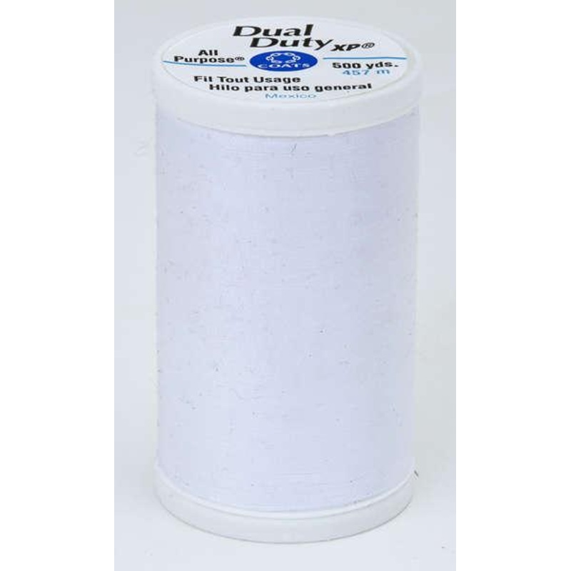 Dual Duty XP Polyester Thread 500yds  White – S9300100