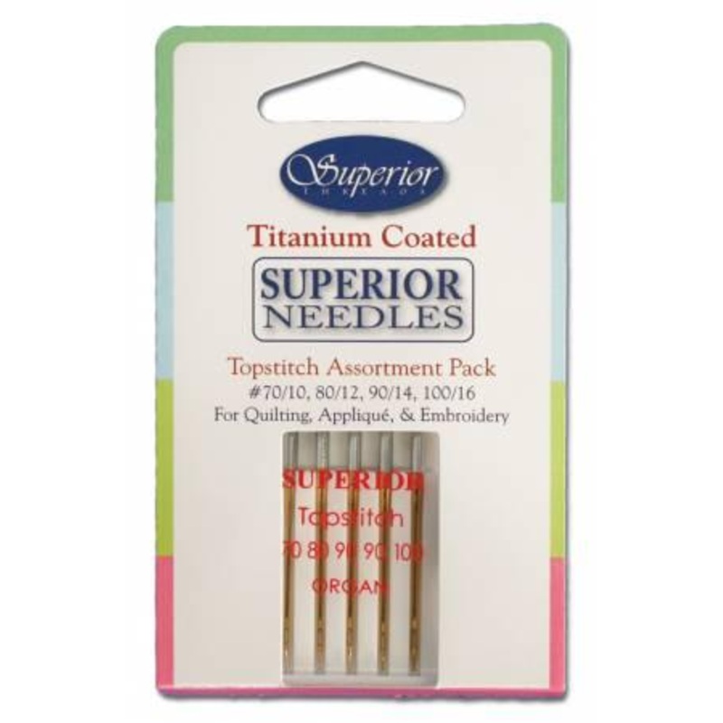 Superior Totpstitch Machine Needle Assortment Pack 5ct – 132ASST